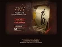 Tablet Screenshot of pillsburyfuneralhome.com